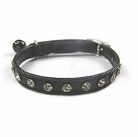 Midnight Black Bling Cat Collars